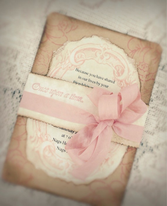 tale invitation Invitation  Wedding   Vintage  Fairy lights wedding tale fairy Romantic wedding