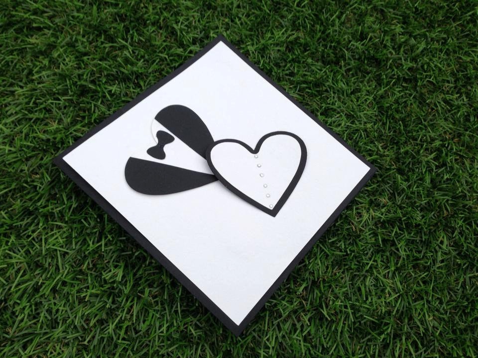 Bride & Groom Wedding Card SVG Cutting File