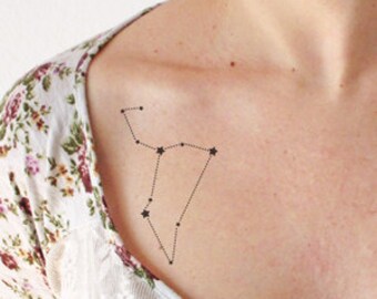Leo - Temporary tattoo (Set of 2)