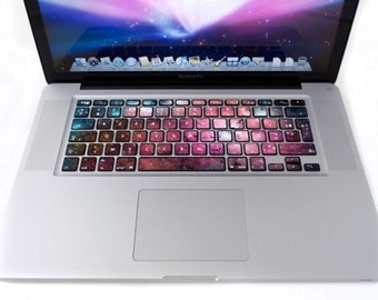 Keyboard for MacBook Galaxy stickers