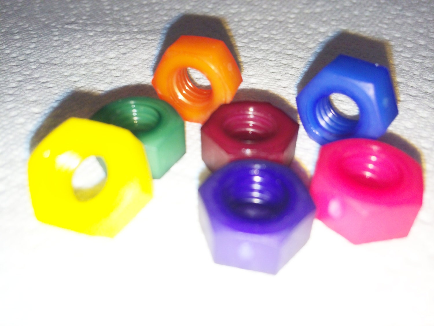 Colored Nylon Hex Nut