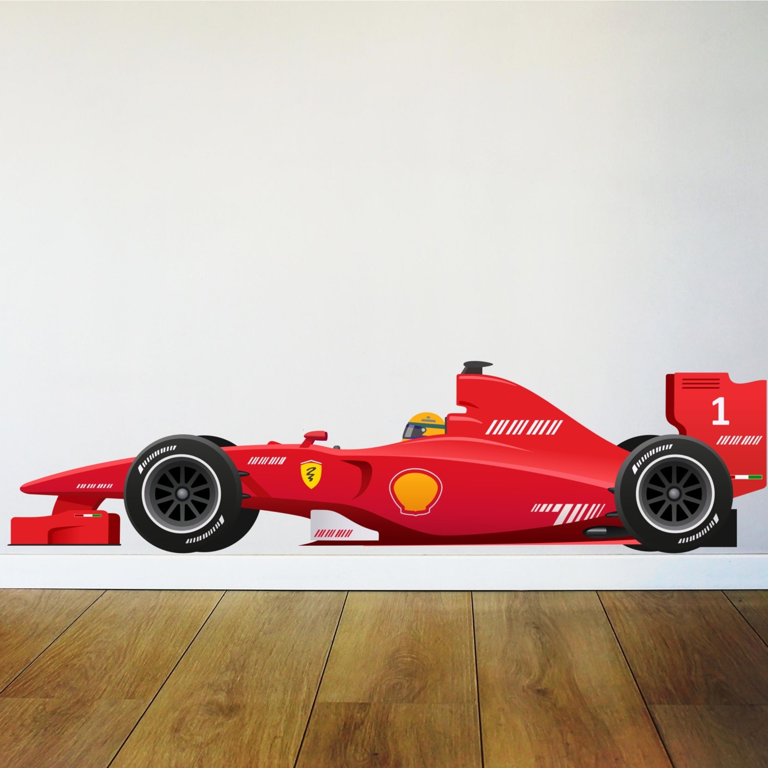 FORMULA 1 F1 Race Car wall art sticker boys decal by ...