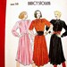 1980s Dress Pattern Butterick Designer Misses size 16 UNCUT Dress with High Low Hem, Leggings, Cummerbund Sewing Pattern