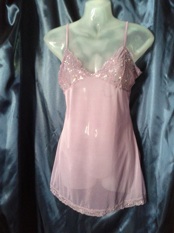 SALE Lavender Lace Slip for sheer comfort