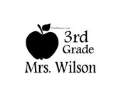 Teacher Name Decal - Wall Decal - Vinyl Wall Decals, Classroom Sign, Teacher Gift, Personalized Teacher, Classroom Decal, Classroom Sign