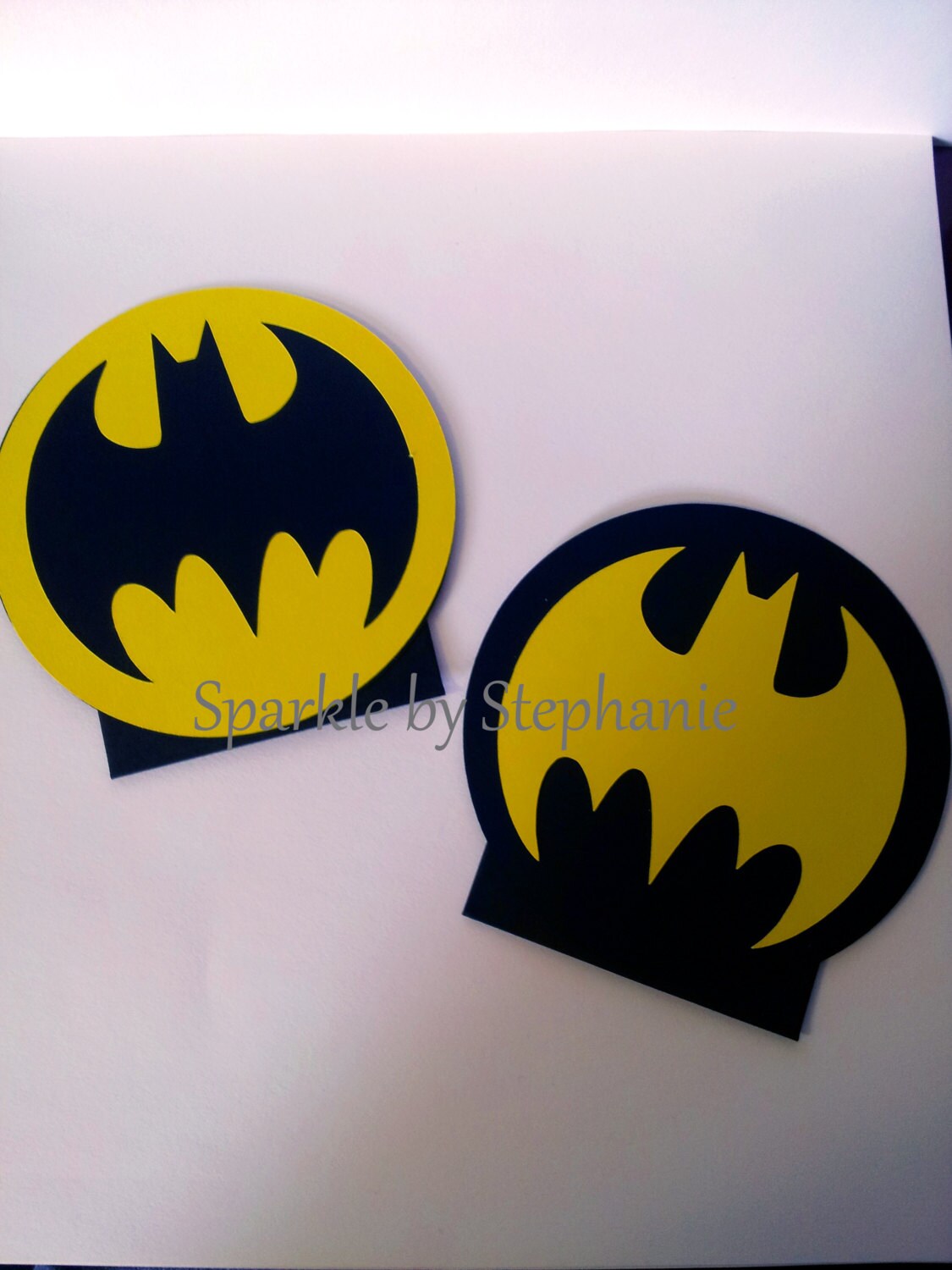 Batman Centerpiece Balloon Holder Set of 2