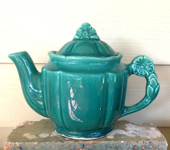 Vintage Green Teapot Vintage Blue Teapot Vintage USA Teapot