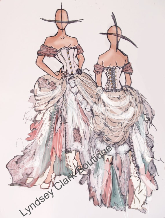 Illustration Art Print Of Steampunk Cinderella Bohemian Lace Illustration Art Print Of Steampunk Cinderella Bohemian Lace
