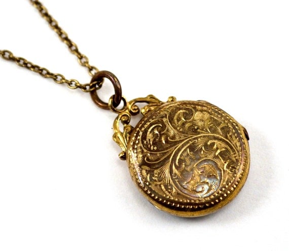 Edwardian Locket Antique Locket Necklace