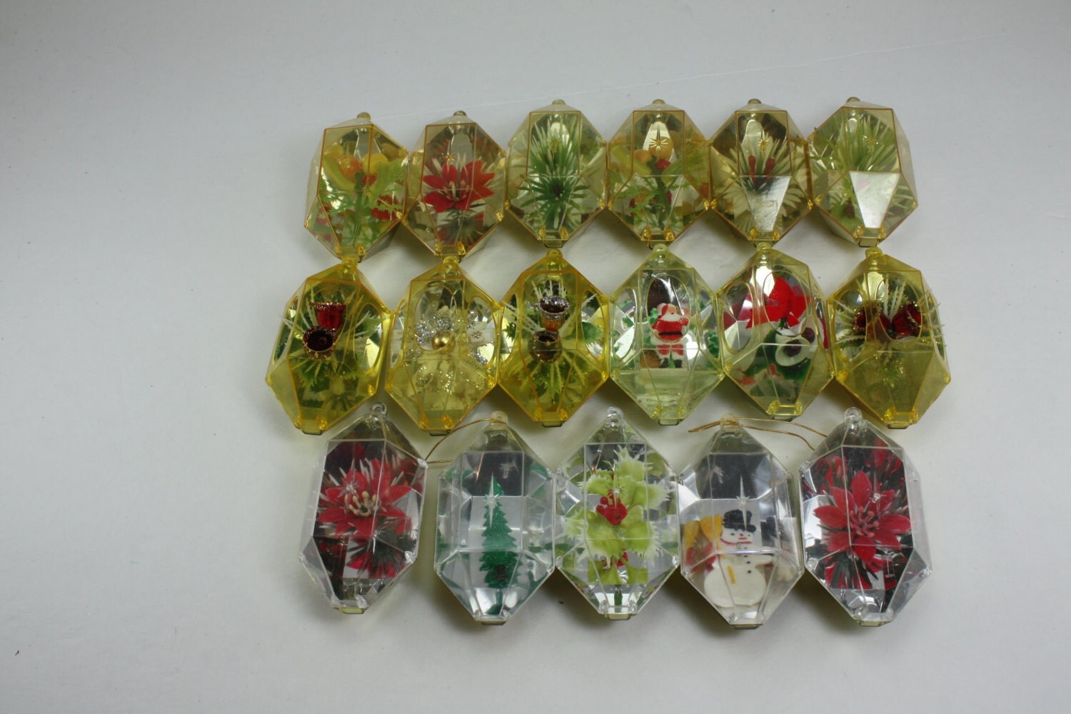 vintage plastic christmas ornaments diorama 17 ornaments vintage plastic christmas ornaments diorama 17 ornaments