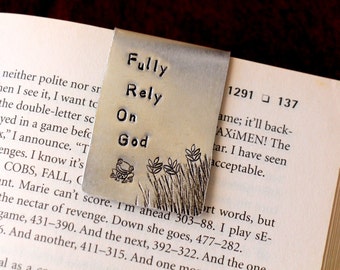 Popular items for fully rely on god on Etsy