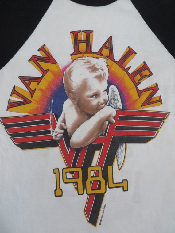 vintage van halen 1984 t shirt