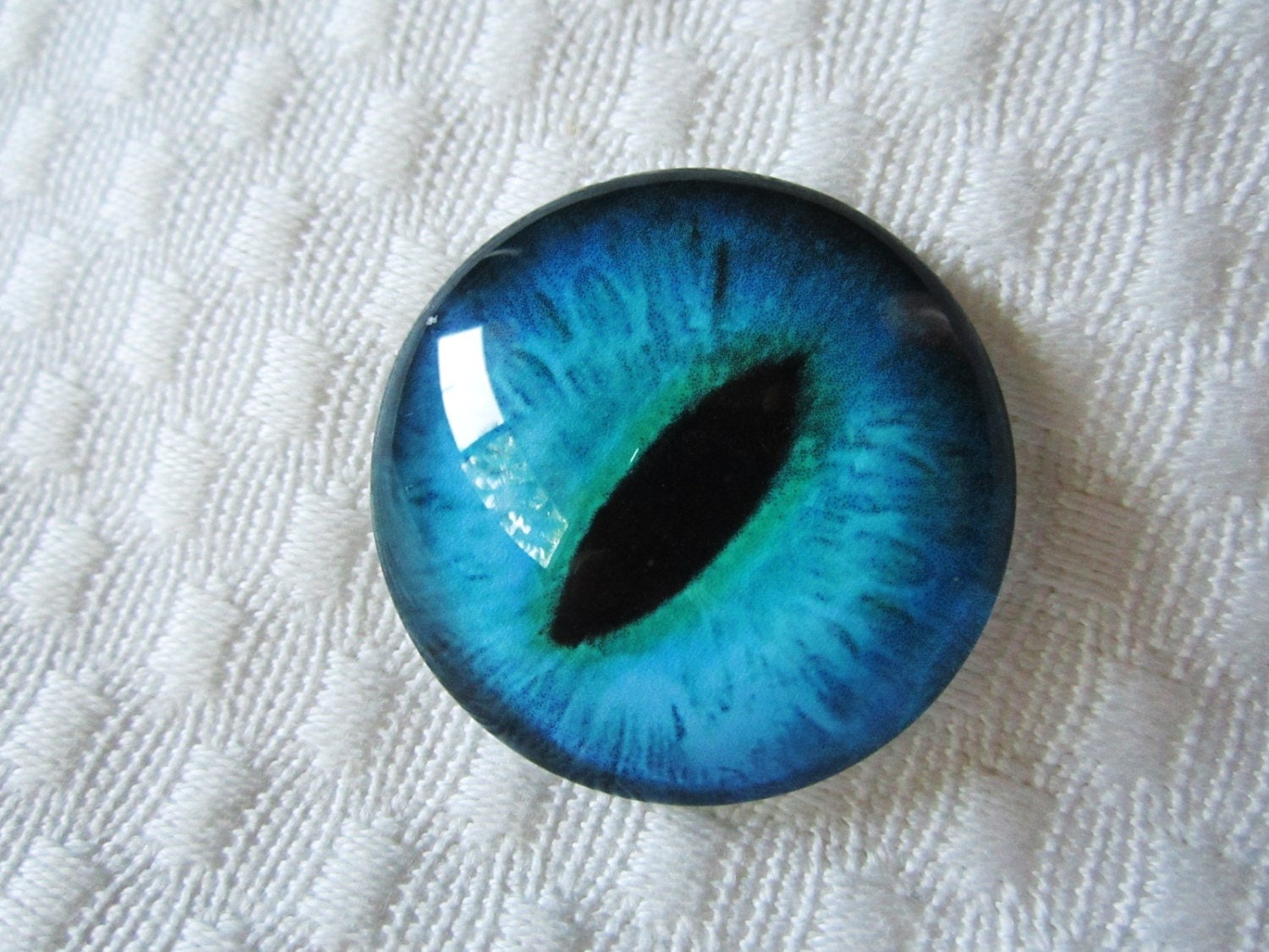 30mm Handmade Glass eye for jewelry making by artistJP on Etsy