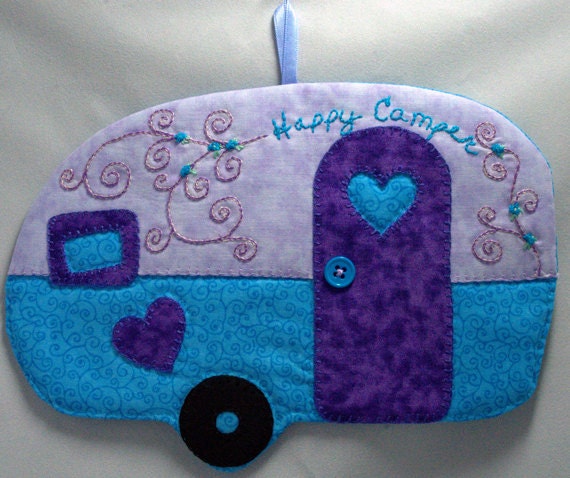 Happy Camper 22 Mug Rug