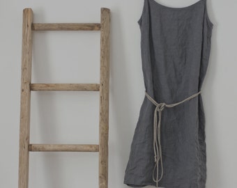 LINEN SLIP DRESS