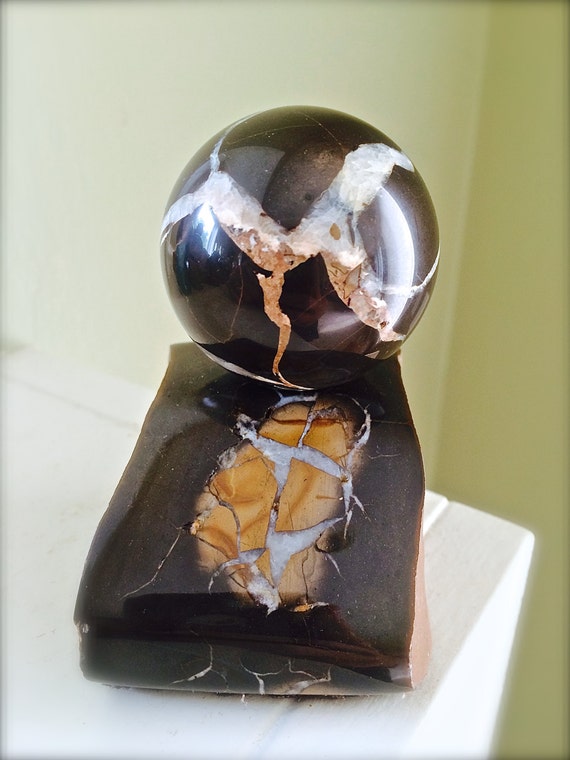 Rare Michigan Lightning Stone Septarian Concretion