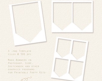 Spearhead Banner Template Party Printable Template Png Banner Template File Small Commercial Spearhead Banner Template
