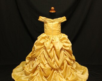 Items similar to Disney Princess Beauty and The Beast Belle Blue Dress ...