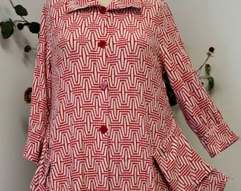 Dashing and Hype Designer Plus Size Blouse with Smart Sleeves. M to 3XL