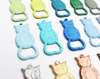 Owl Bottle Opener Keychain Pick Your Color Stocking Stuffer Primitive Cast Iron Key Chain Bar Accessory Beer Trendy Black Friday
