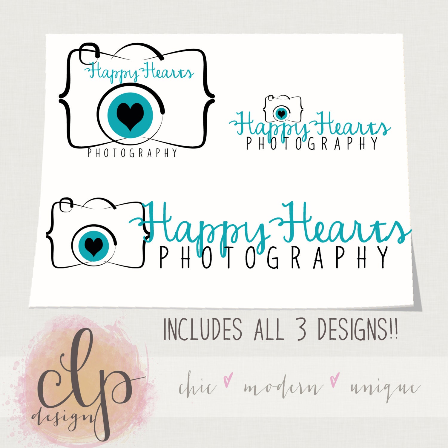 FOR DANA Photography  Logo  and Watermark Cute  Camera with