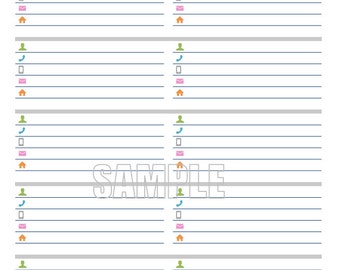 Address book free download pdf