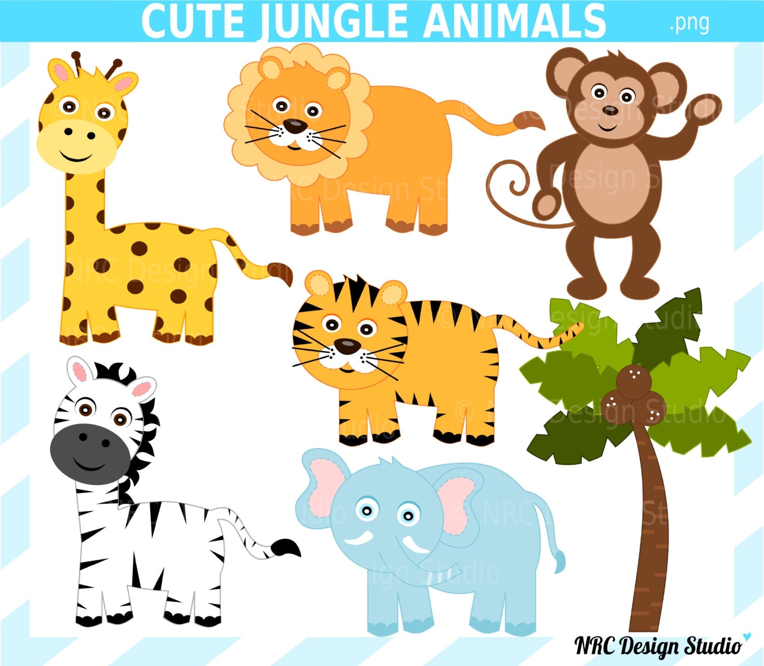 cute clipart jungle animals - photo #40