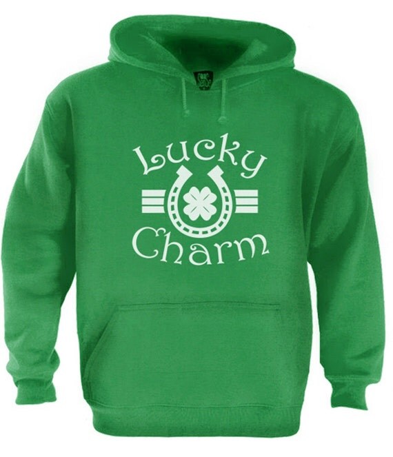 Lucky Charm Horseshoe Hoodie For St. Patrick's Day