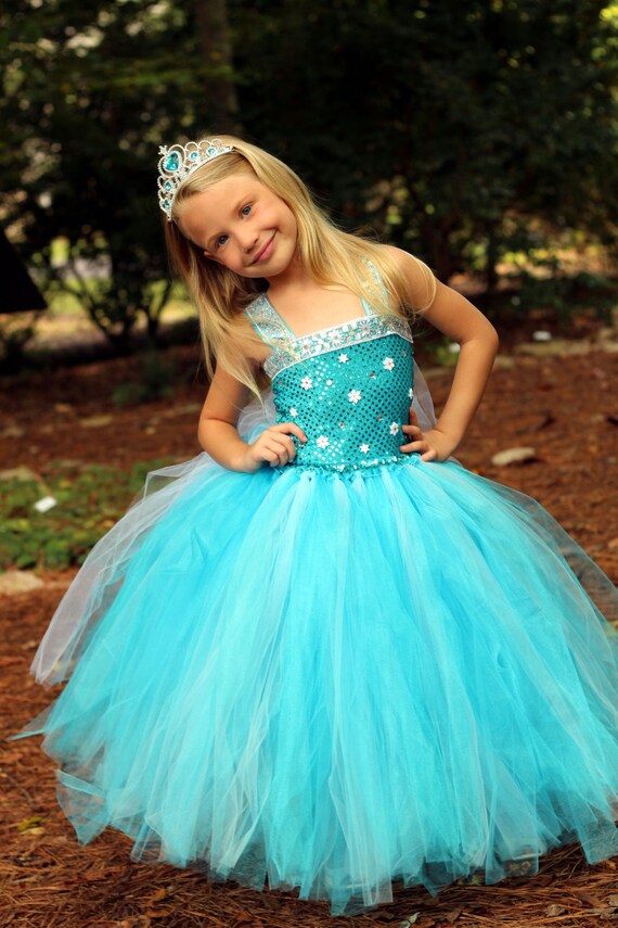 Inspired Elsa dress Princess tutu dress costume dress up birthday ...