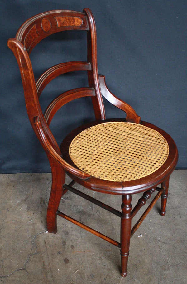 Beautiful Vintage Caning Seat Victorian Corner Chair Haute Juice