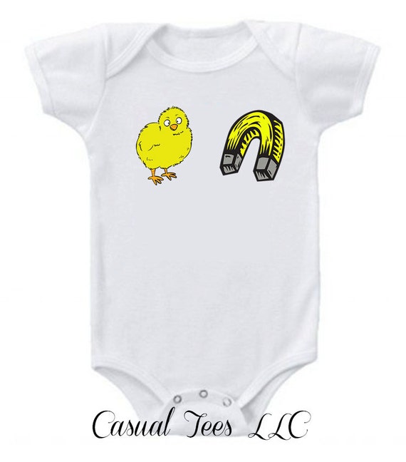 Chick Baby Bodysuit Baby Boy or Toddler by CasualTeeKids