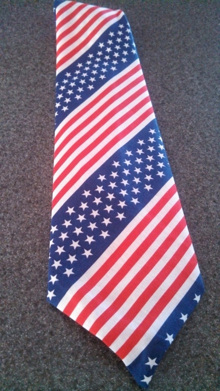 Patriotic tie/ American Flag tie/ Patriotic necktie/ American