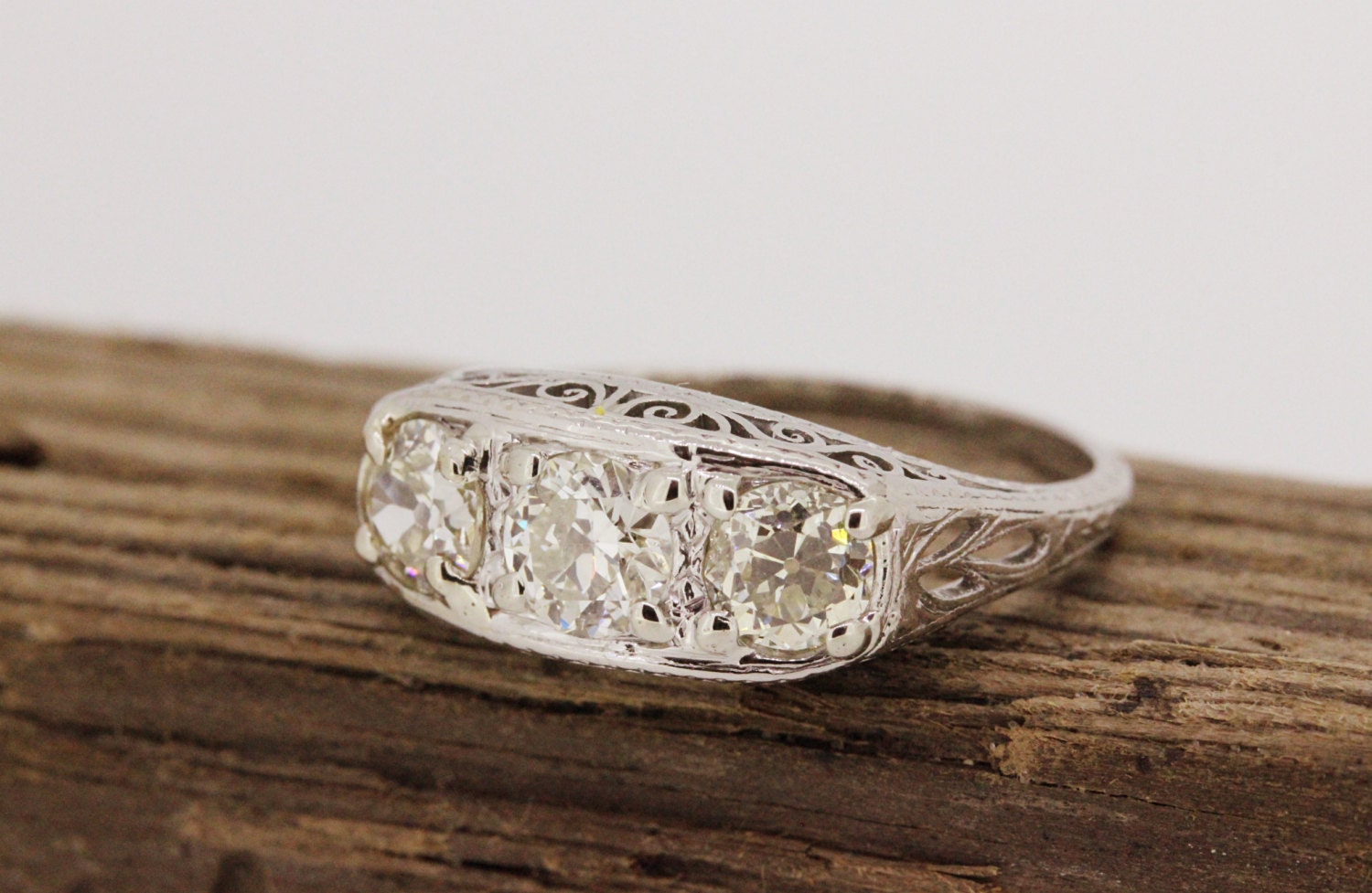 SALE Antique Engagement Ring Art Deco Ring Edwardian Ring