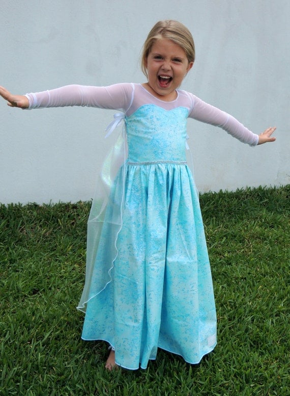 Items similar to Elsie (Elsa) Inspired Princess Dress with Detachable ...