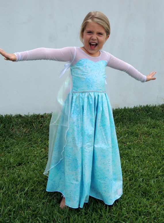 Items similar to Elsie (Elsa) Inspired Princess Dress with Detachable ...