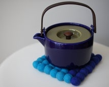 Popular Items For Felt Ball Trivet On Etsy