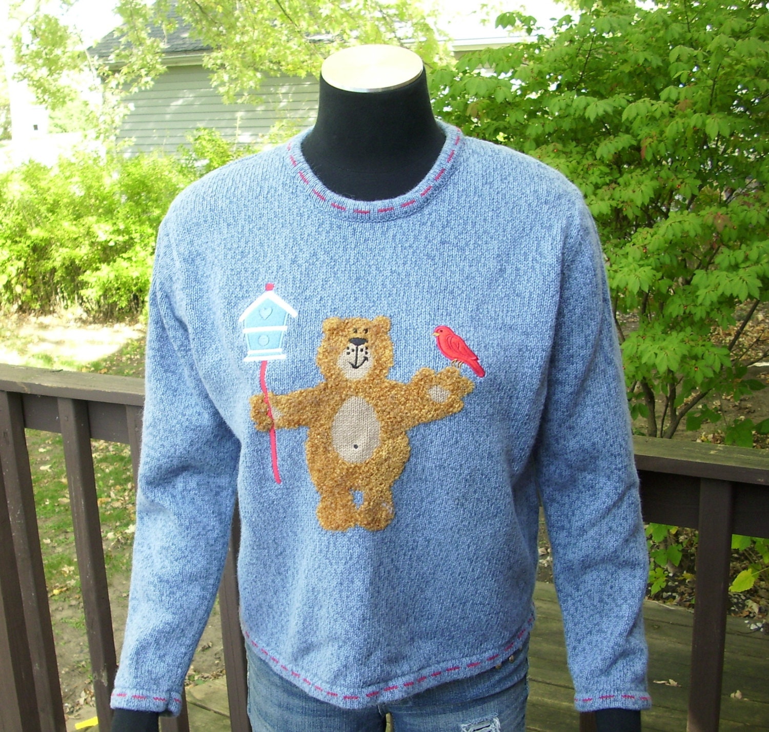 teddy bear sweater pattern