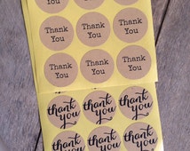 Popular Items For Thank You Stickers On Etsy