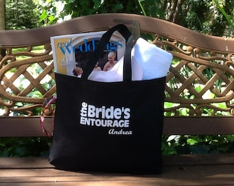 Bridesmaid Tote Bag, Bachelorette Bags, Bride's Bag, Personalized Bag, Wedding Day Tote Bags, Destination Wedding Bag, Girls Weekend Tote