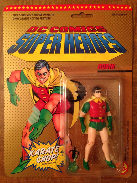 89 Robin Toy Biz DC Superheroes Vintage Batman by MikesVintage