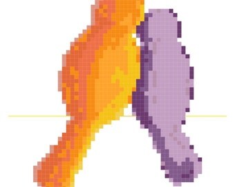 Personalized Custom Wedding, Anniversary Cross-Stitch Pattern - Beach Boys Lyric God Only Knows