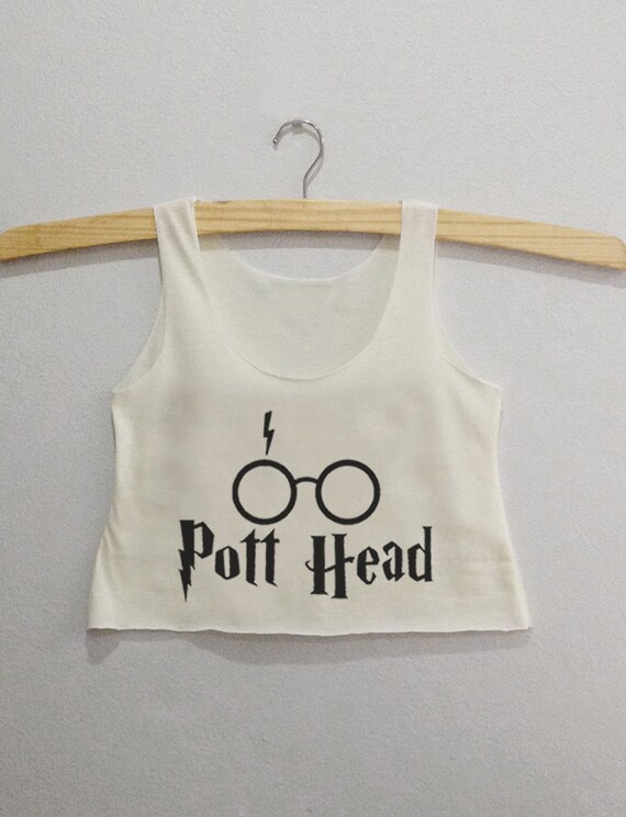 Pott Head Crop Top Harry Potter Crop Tee Tank Women By Hppoint