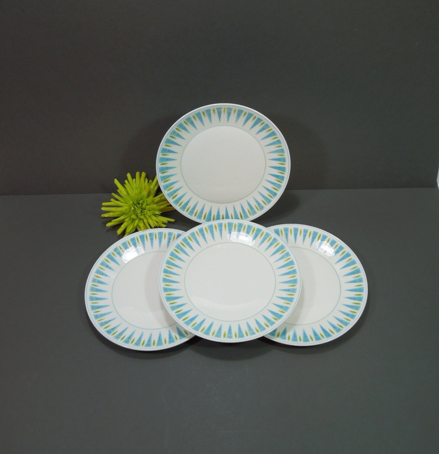 Mikasa CeraStone Blue Point Dinner Plates by GUTTERSNIPES