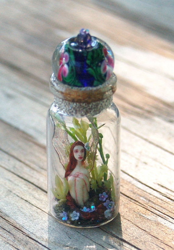 tiny miniature fairy figurines