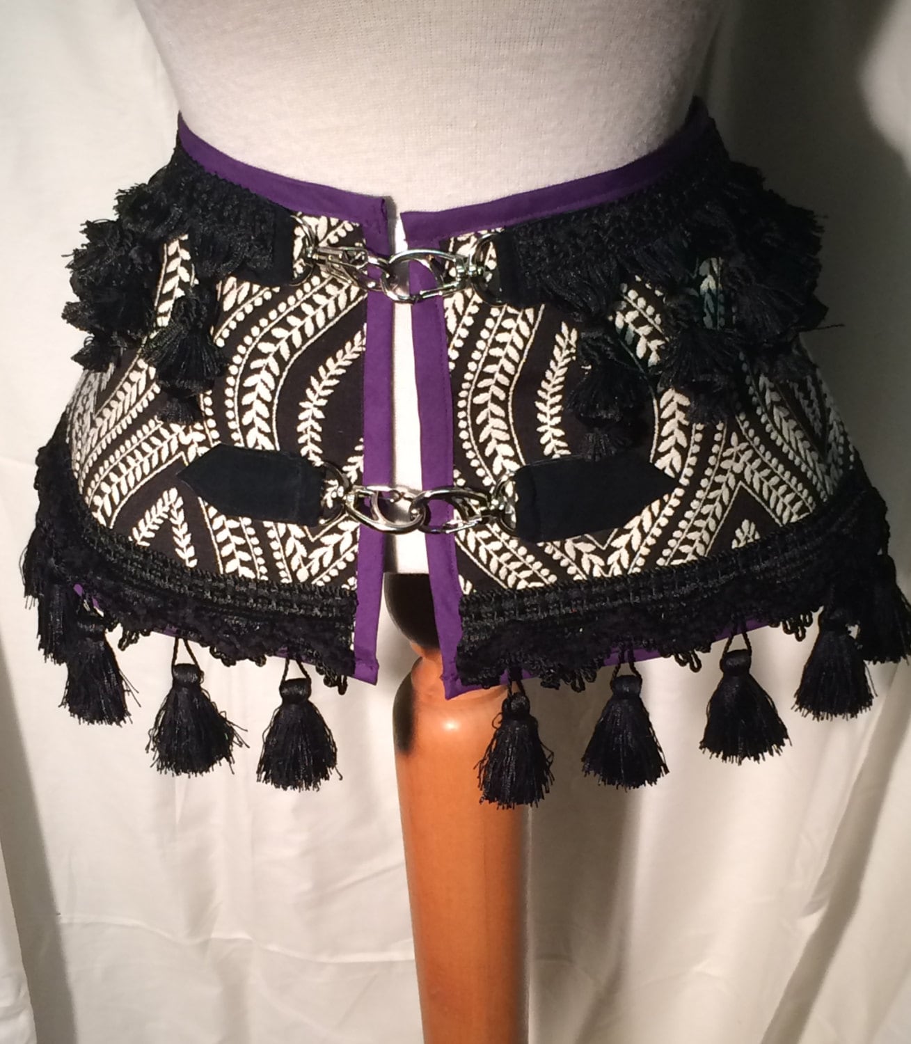 Tassel Hip Skirt Belly Dance Circus Burlesque by