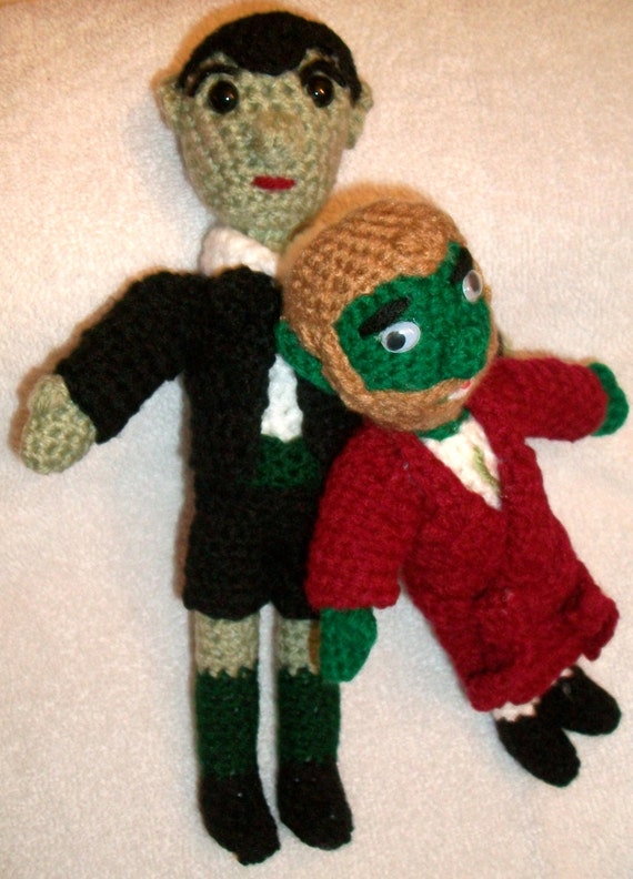 Eddie Munster and Woof Woof inspired dolls