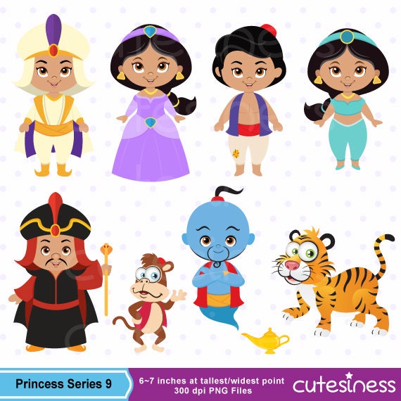 Princess Digital Clipart Princess Clipart Aladdin Clipart
