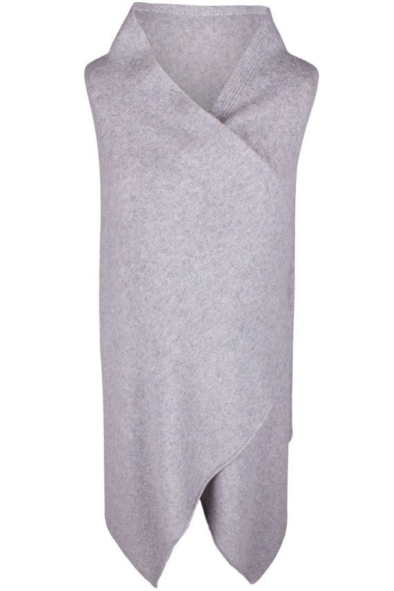 grey cashmere travel blanket