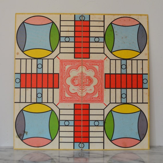 Vintage Parcheesi Game Board vintage-parcheesi-game-board