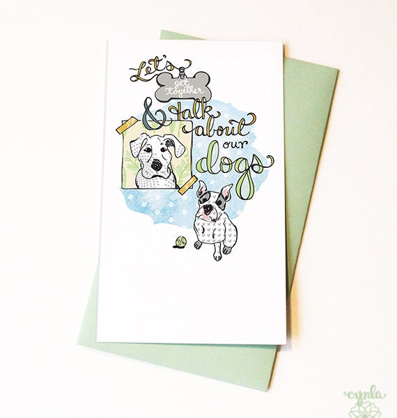 Dog Flat Notes Set of 8 - Casual invites